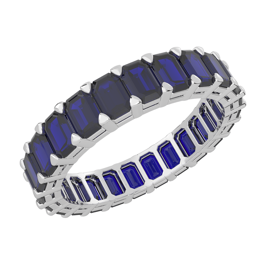 Blue Sapphire Eternity Ring DIAVIK
