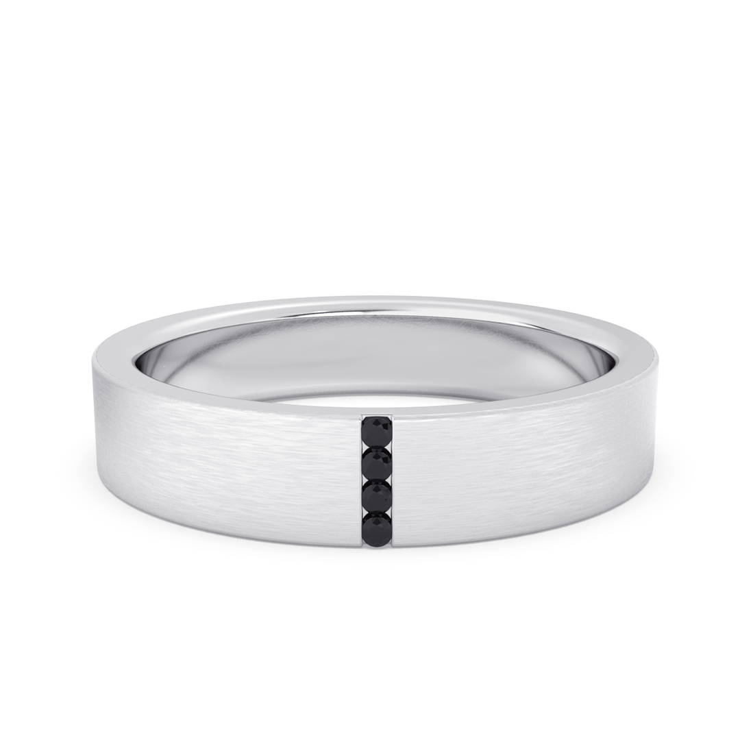 Tetra Diamond Wedding Ring