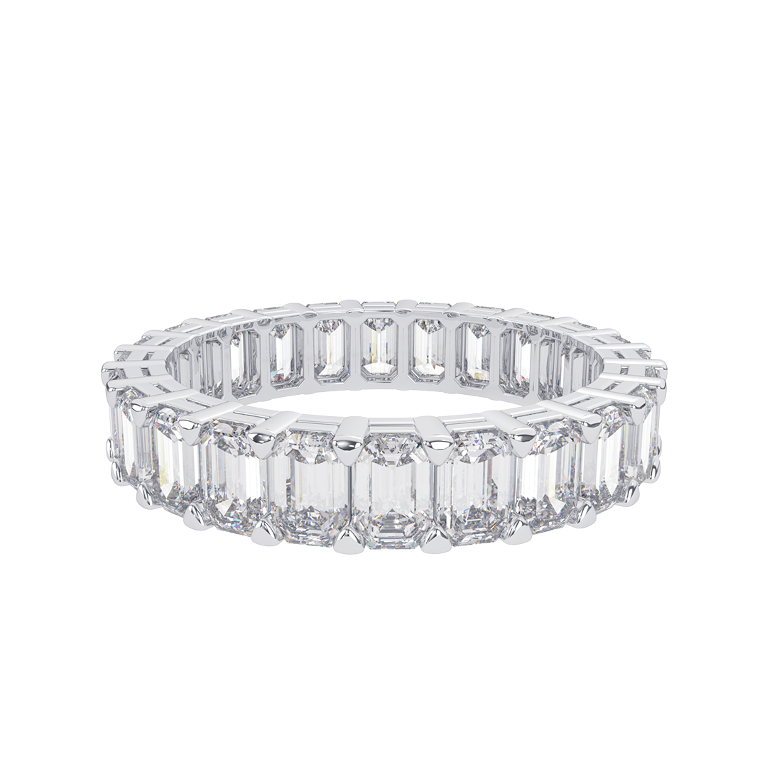 Pugh Emerald-Cut Diamond Eternity Band