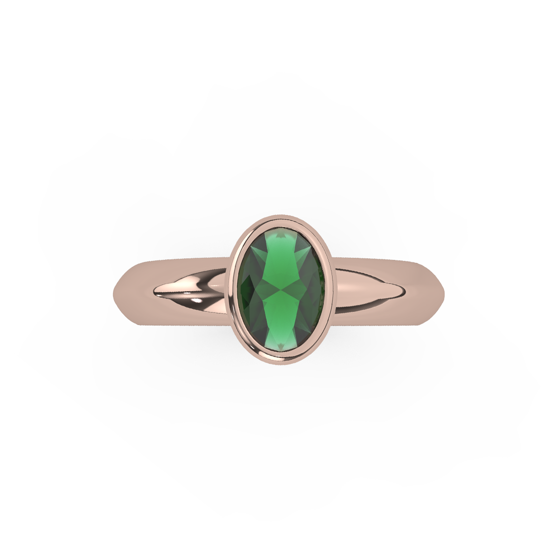 T.01 Green Sapphire Ring