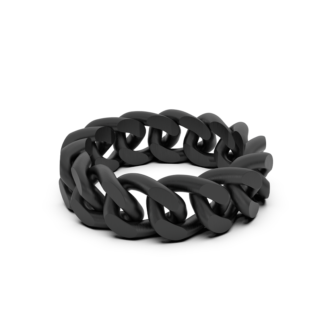 Oliver Satin Finish Chain Ring