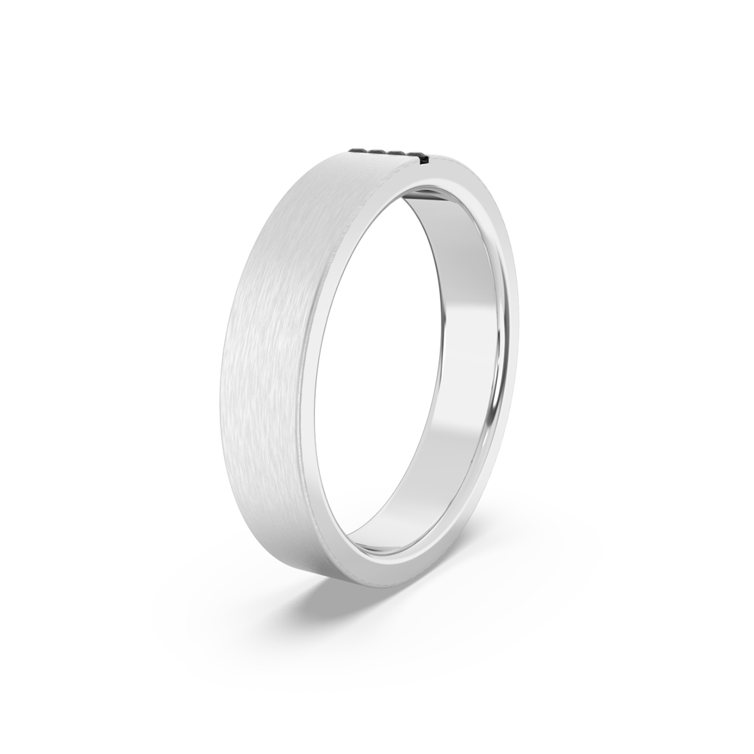 Tetra Diamond Wedding Ring