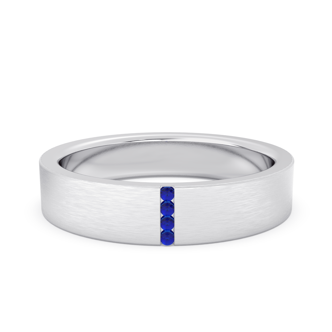Tetra Diamond Wedding Ring
